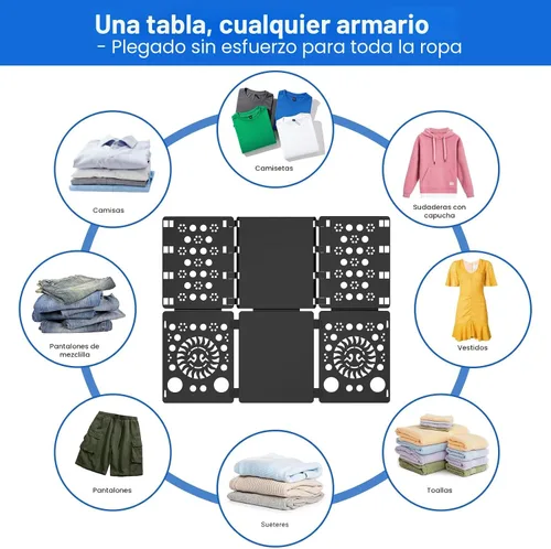 Vista 7 de BoxLegend V3 Tablero Plegador de Camisas Tablero Plegador de Camisetas y Ropa Tablero Plegable Duradero Clasificador de Lavandería Ayudante Forro