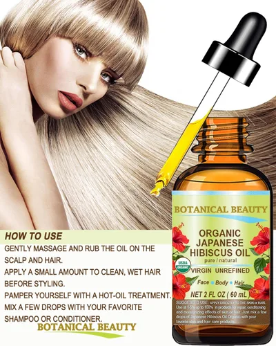 Vista 3 de Botanical Beauty Aceite de HIBISCUS orgánico (Hibiscus Sabdariffa) JAPONÉS 100 Pura Natural Virgen Sin Refinar Prensado en Frío Antienvejecimiento
