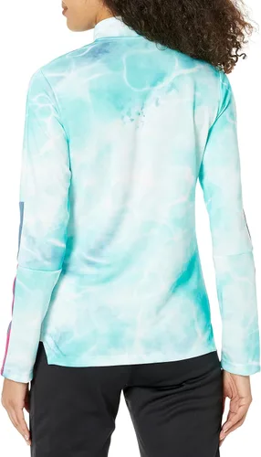 Vista 2 de adidas Chaqueta Tiro para mujer, Altered Blue Mint Rush White