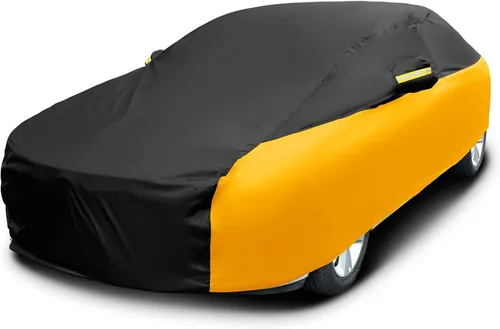 Vista 10 de Riakrum Funda completa impermeable para todo tipo de clima, para automóviles, resistente al viento, a la lluvia, protección UV, resistente a