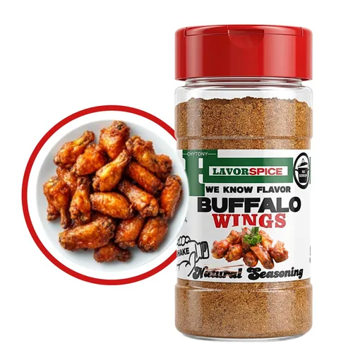 Vista 3 de Buffalo Wings Condimento (Seco Rub) hecho con hierbas y especias 100% naturales sin artificiales ni conservantes, sin sal, sin azúcar, sin MSG