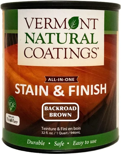 Vista 8 de Vermont Natural Coatings PolyWhey Stain & Finish - Champlain Blue - Cuarto de galón