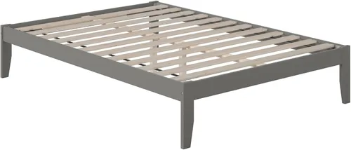 Vista 10 de AFI Colorado - Cama de plataforma tamaño individual XL con estación de carga, color gris