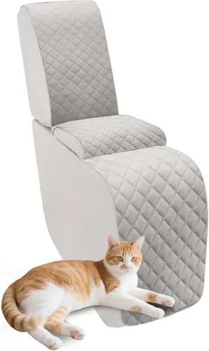 Vista 19 de Fundas para sofá modular reclinable, de terciopelo en forma de L, funda de consola central para perros y mascotas, lavable antideslizante, 1 funda