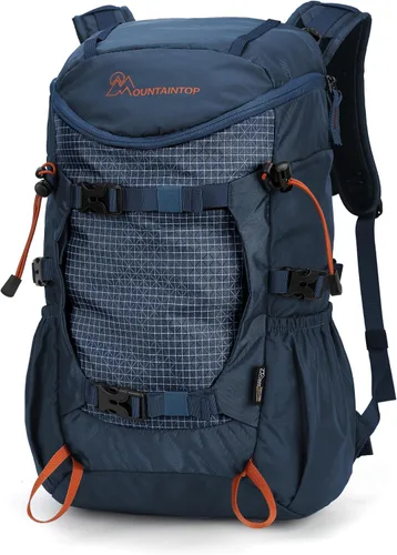 Vista 10 de MOUNTAINTOP Mochila de senderismo de 20L, mochila ligera para exteriores 20l-caqui verde