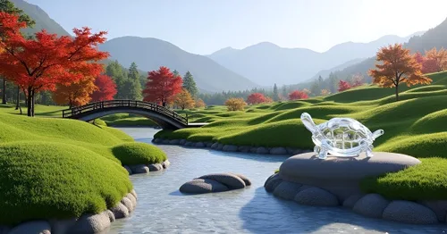 Vista 7 de Lightahead - Tortuga de cristal Feng Shui para una buena salud (grande) Balance, harmonize protect & energise the environment around with Vastu