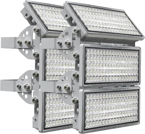 Vista 10 de Kekeou Luz de inundación de 100W LED, 14000LM 6500K luz exterior