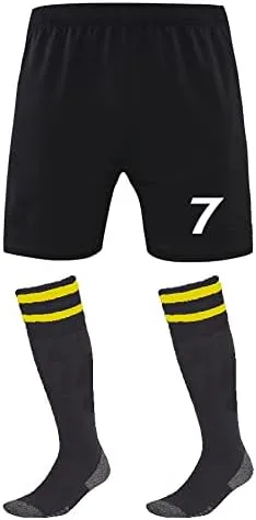 Vista 4 de LDASSON Portugal Soccer - Camiseta de fútbol 7 tallas para niños y jóvenes