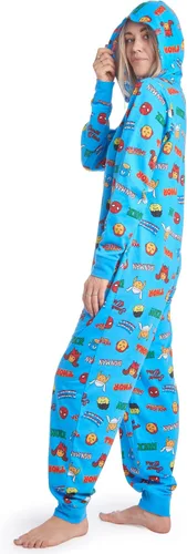 Vista 2 de Marvel Avengers Hulk Captain America Thor - Pijama de forro polar con cremallera para mujer para adultos