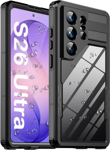 Vista 15 de Funda impermeable para Samsung Galaxy S23 Ultra, con protector de pantalla integrado, a prueba de polvo, a prueba de golpes, de cuerpo completo