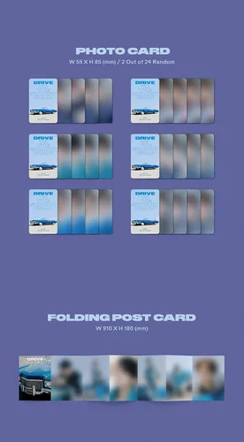 Vista 5 de Fantagio Music ASTRO - Drive to the Starry Road [Drive ver.] 3er álbum+Póster plegado+Juego de tarjetas fotográficas adicionales/K-POP sellado 8.661