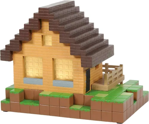 Vista 2 de Department 56 Minecraft Village House - Edificio iluminado, 6.375 pulgadas, multicolor