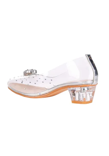 Vista 4 de Disfraz de Cenicienta para Niña con Zapatillas de Cristal Multicolor