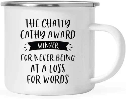Vista 41 de Andaz Press Taza de café de acero inoxidable de 11 onzas con diseño de fogata, regalo divertido para compañero de trabajo, ganador del premio
