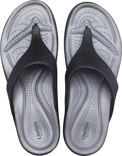 Vista 4 de Crocs Sandalias Boca de cuña para mujer Sandalias