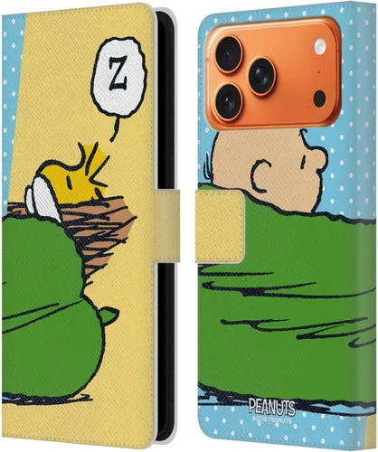 Vista 220 de Head Case Designs Peanuts Charlie & Woodstock Nap Halfs and Laughs - Funda de piel tipo cartera con licencia oficial compatible con Apple iPhone 11