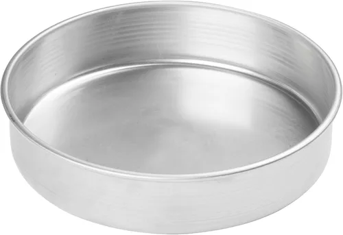Vista 6 de Winco Molde redondo de aluminio resistente para tartas, 9 x 3 pulgadas