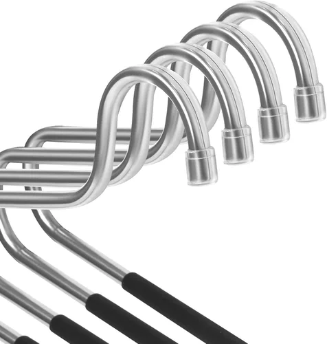 Vista 5 de Perchas para colchas, paquetes de 10 perchas resistentes para edredones, edredones, manteles, toallas (ancho extendido: 16.5 pulgadas)