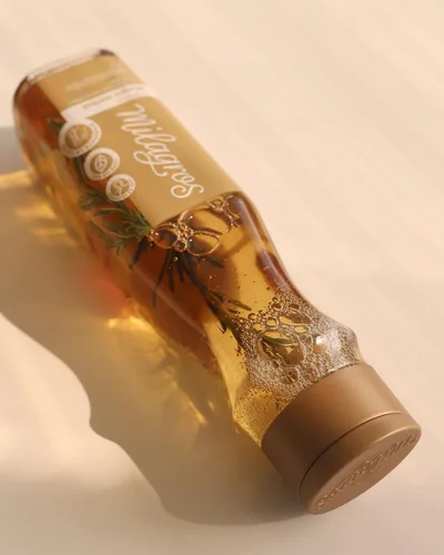 Vista 4 de Shampoo de Romero Milagros - Productos colombianos para el cuidado del cabello para el crecimiento natural, fortalecimiento y reparación, juego