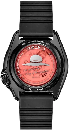 Vista 2 de SEIKO 5 Sports - Reloj automático de una pieza para hombre Monkey D Luffy edición limitada SRPH65