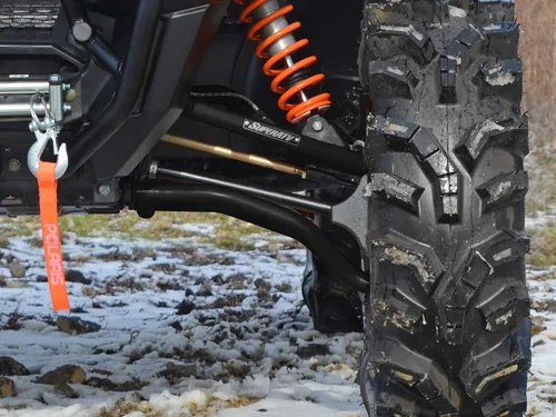 Vista 3 de SuperATV - Brazos en A arqueados resistentes para Polaris General 1000 (2016) - 1.5" de desplazamiento - Negro