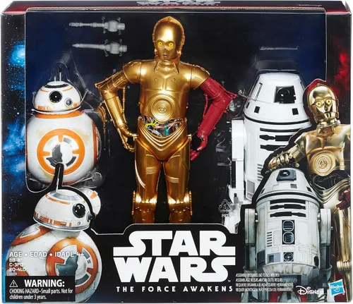Vista 2 de Star Wars The Force Awakens Droid Pack C-3PO BB-8 y RO-4LO Edición especial para coleccionistas