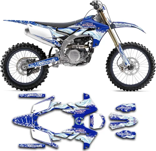 Vista 11 de juego de calcomanías para YZF250 YZ250F 2019 2020 2021 2022 2023, YMYZF25194518N001-KO Ymyzf25194518n001-ko-2