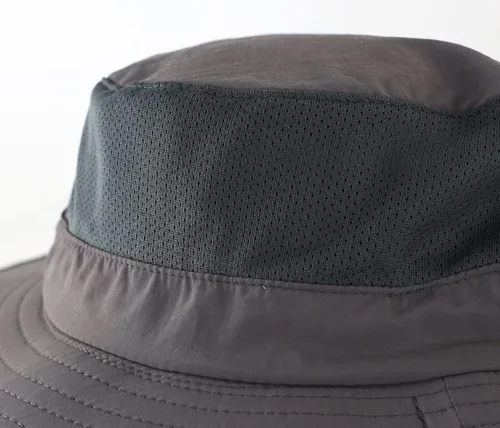Vista 7 de Home Prefer Sombrero de malla para exteriores UPF50+ Sombrero de pesca de ala ancha con solapa para el cuello