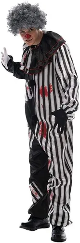 Vista 5 de EraSpooky Disfraz de payaso asesino sangrante de Halloween para hombre