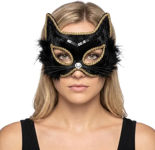Vista 14 de Crown Display Masquerade Mask, Costume Half Face Masks for Women & Men