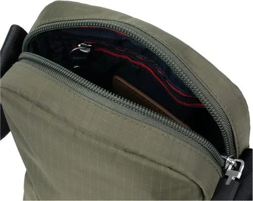 Vista 4 de Tommy Hilfiger Alexander Mini - Bolsa para reportero, Verde militarnegro