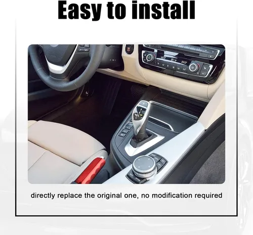 Vista 5 de Fogfar 1 funda para freno de mano, cubierta de freno de mano de aluminio para automóvil, protector de mango manual, juego de modificación de mango