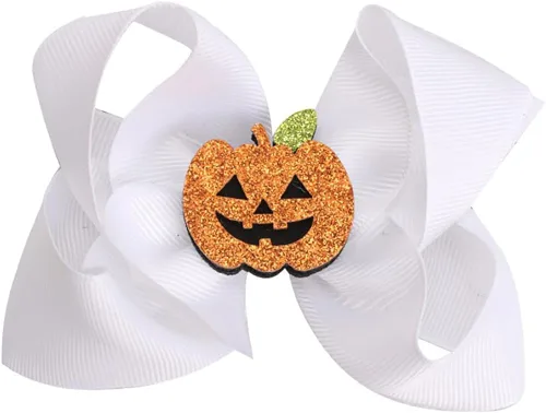 Vista 6 de AWIBMK Disfraz de esqueleto de calabaza para niñas pequeñas, camisa de esqueleto de calabaza, falda tutú, diadema, disfraz de Halloween para juego
