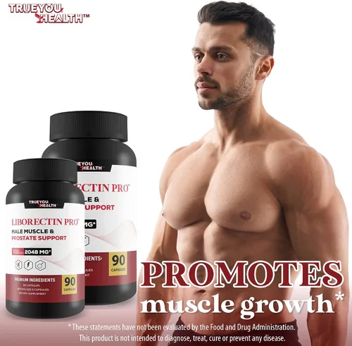 Vista 5 de Liborectin Pro - Soporte de próstata - Promueve la función saludable de la próstata con vitamina D, zinc, té verde - Potente fórmula de próstata