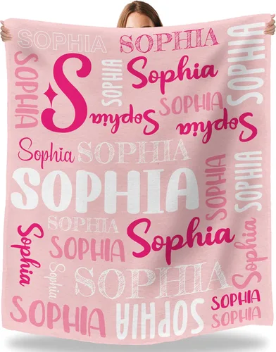 Vista 27 de Artsadd Manta de bebé personalizada para niñas y niños, mantas de bebé personalizadas con nombre, manta personalizada para niños, recién nacidos