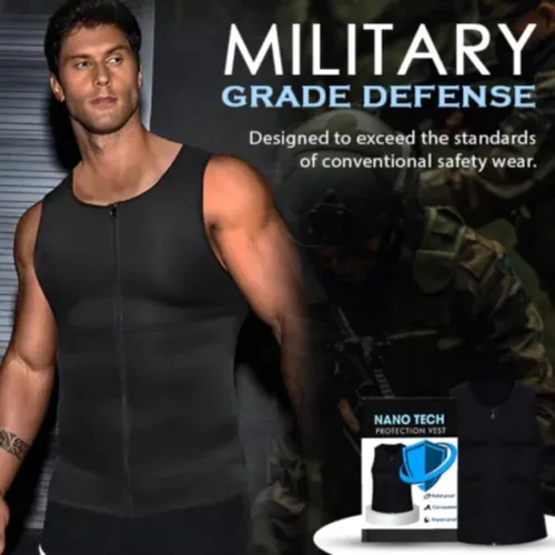 Vista 9 de STRAFFI Protechshield Nano Tech - Chaleco de protección nano protector, chaleco de protección Nano Tech para hombre