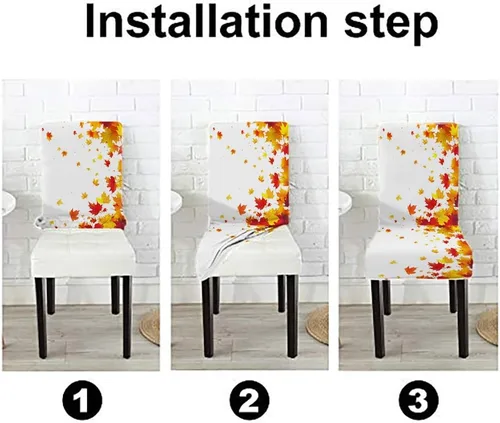 Vista 5 de CAPSCEOLL Fundas para sillas Parsons de elastano, súper ajuste, extraíbles y lavables, para sillas de cocina, fundas protectoras para comedor