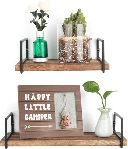 Vista 5 de FONDCANYON Marco de fotos Happy Little Camper, marcos de fotos decorativos para baby shower, regalos de cumpleaños para bebés, niñas y niños