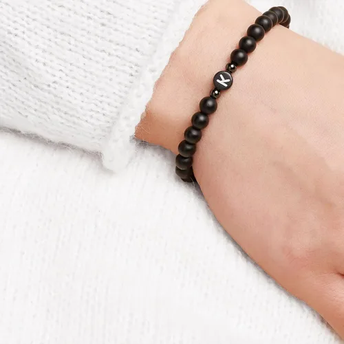 Vista 7 de MECCANIXITY Dije de Letras del Alfabeto de Doble Cara, para Hacer Collar, Pulsera, Pendientes, Joyería