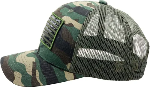 Vista 121 de KBETHOS Tactical Operator Collection USA Fishing Mesh Ballcap Flag Patch America Outdoors Trucker Baseball Cap