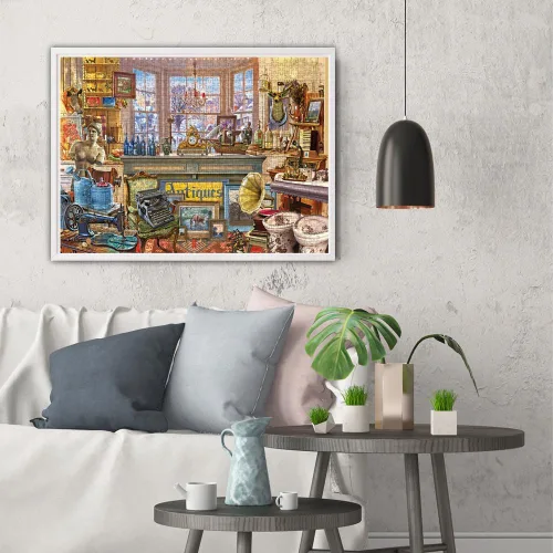 Vista 2 de Anatolian Puzzle - Tienda de antigüedades, rompecabezas de 1000 piezas, #1148
