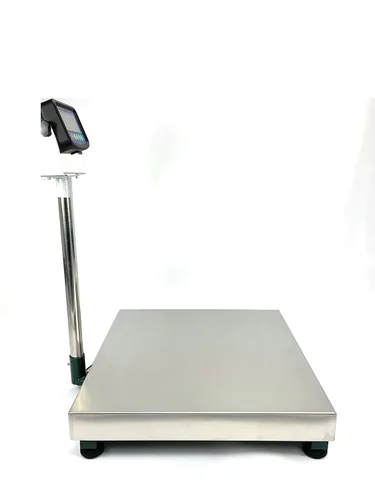 Vista 2 de 1,000 lb Digital Floor 24" x 24" Báscula de banco Plataforma electrónica Envío 1,102.3 lbs