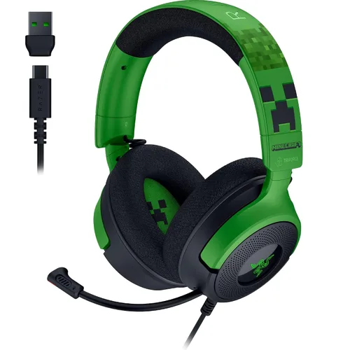 Vista 12 de Auriculares Razer Kraken V4 X con cable para juegos: Controladores de 40 mm - Micrófono cardioide - Almohadillas de espuma viscoelástica