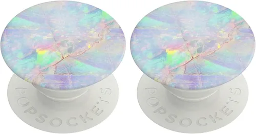 Vista 11 de PopSockets Agarre para teléfono con soporte expansible, PopGrip de mármol - Azul mármol