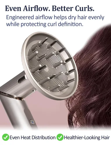 Vista 4 de Accesorio difusor para sistema de peinado y secado de aire Shark FlexStyle, accesorios para rizos naturales para Flex Style Dry Styler, herramienta