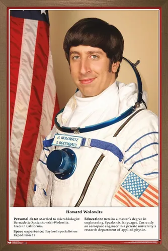 Vista 15 de Trends International The Big Bang Theory - Póster de pared de astronauta, 34 pulgadas de largo x 22.4 pulgadas, versión enmarcada en negro Versión