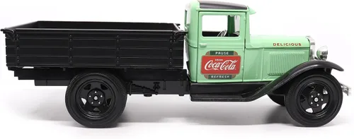 Vista 8 de Motor city classics Coca-Cola Diecast coleccionable Ford Modelo AA 1931 (versión verde) escala 1:24 424024 con licencia