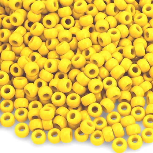 Vista 23 de Cuentas de poni, 4000 unidades, cuentas para pulseras, cuentas para el cabello, cuentas para hacer joyas, cuentas de plástico para manualidades