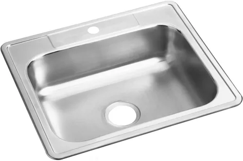 Vista 26 de Elkay D11515 Dayton Fregadero de Cocina de Acero Inoxidable de 15" con Instalación Empotrada de Una Sola Cubeta - 1 Orificio para Grifo