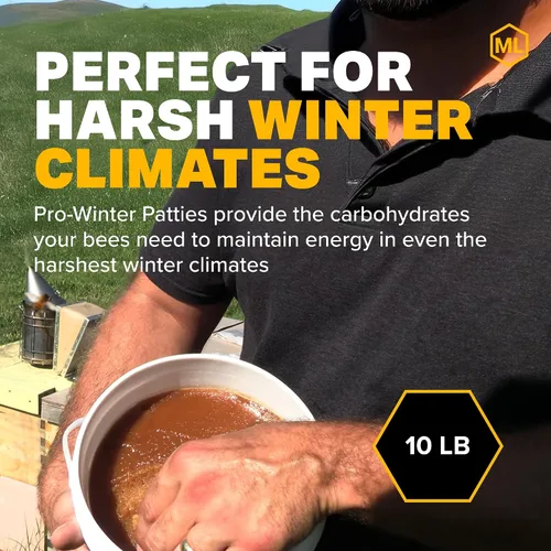 Vista 4 de Mann Lake Alimento Pro-Winter para Abejas Pastillas de Invierno para Alimentación de Colmenas Apoya la Supervivencia de Colonias Durante